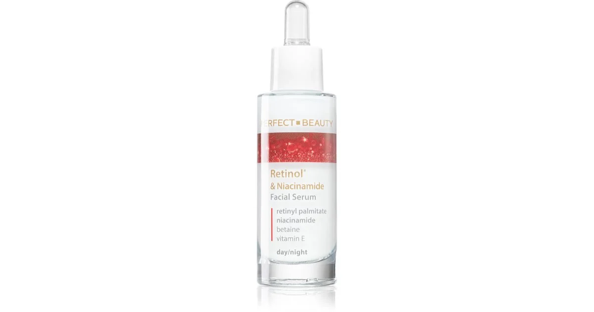 Farmona Perfect Beauty Retinol & Niacinamide Siero Viso Per Ritardare Gli Effetti Dell'Invecchiamento Per Pelli Secche 30 Ml
