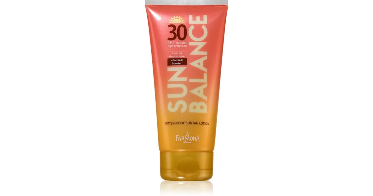 Farmona Sun Balance Latte Abbronzante Waterproof Spf 30 150 Ml