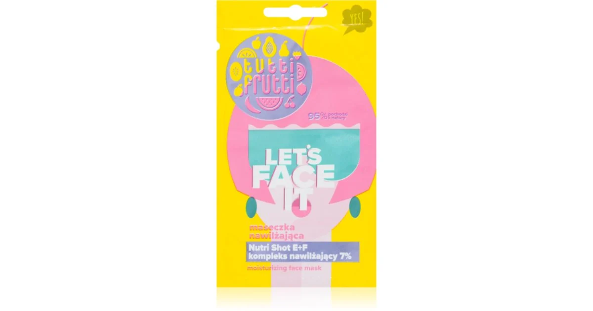 Farmona Tutti Frutti Let´s face it maschera idratante viso 7 g