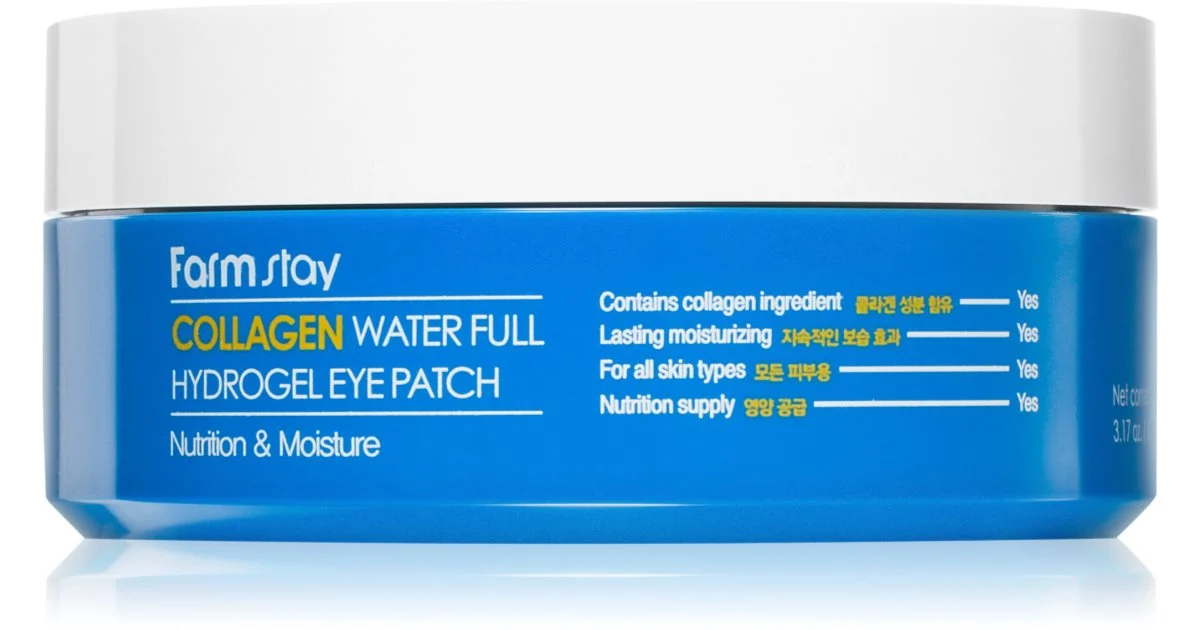 Farmstay Collagen Water Full Maschera Idrogel Contorno Occhi 60 Pz