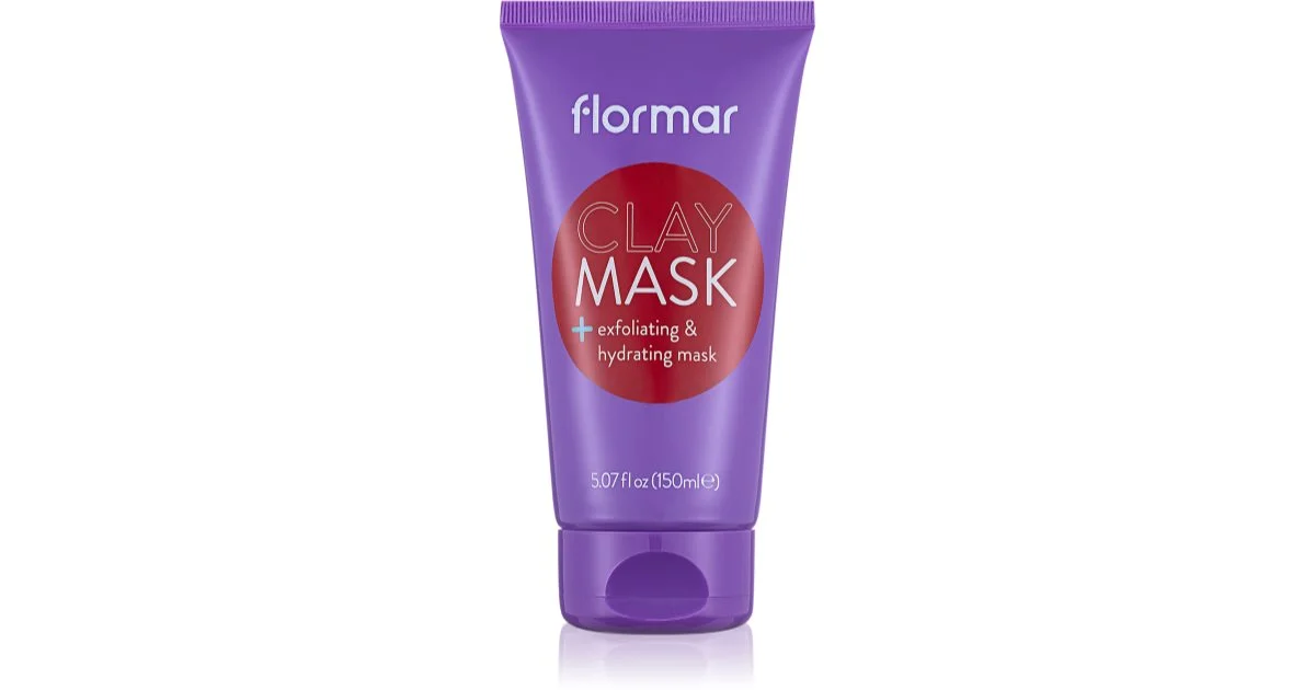 flormar maschera viso esfoliante detergente con argilla 150 ml