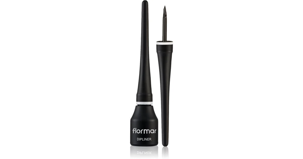 flormar Dipliner eyeliner liquido lunga tenuta colore nero 3,5 ml