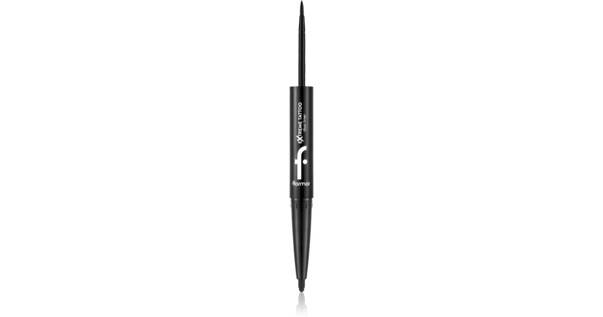 flormar Extreme Tattoo Duo eyeliner 2 in 1 colore 001 Black 2.66 g