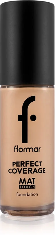 flormar Perfect Coverage Mat Touch fondotinta opacizzante per pelli miste e grasse colore 301 Soft Beige 30 ml