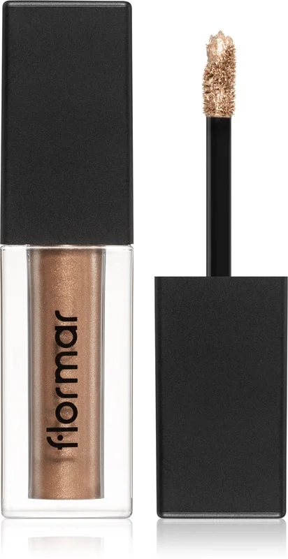 Flormar Shimmer & Shine Ombretti Liquidi Glitter Colore 01 Cashmere Gold 4,5 Ml