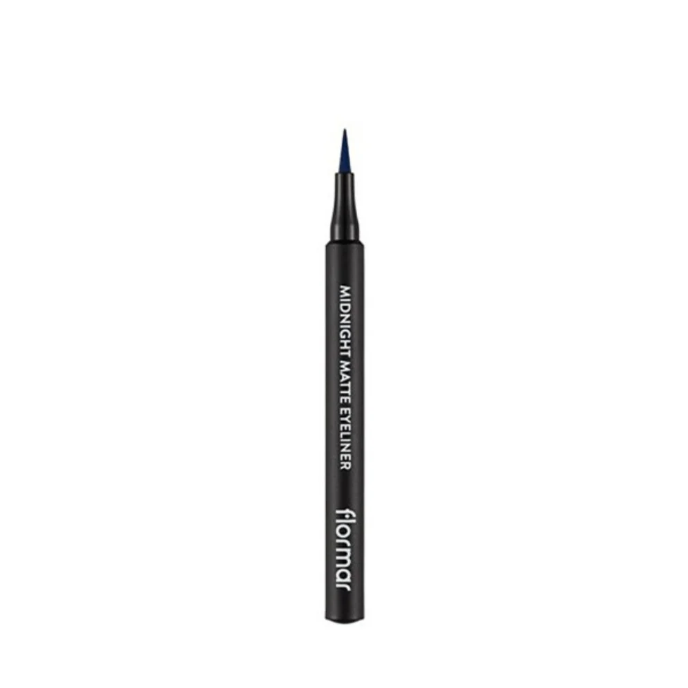 flormar Midnight Matte Eyeliner in pennarello effetto opaco colore 03 Dark Blue 1 ml