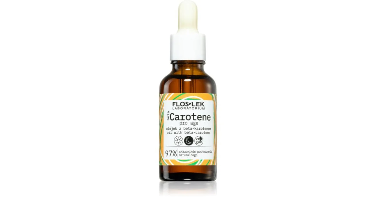 Floslek Laboratorium Beta Carotene Olio Siero Nutriente Per Rassodare La Pelle 30 Ml