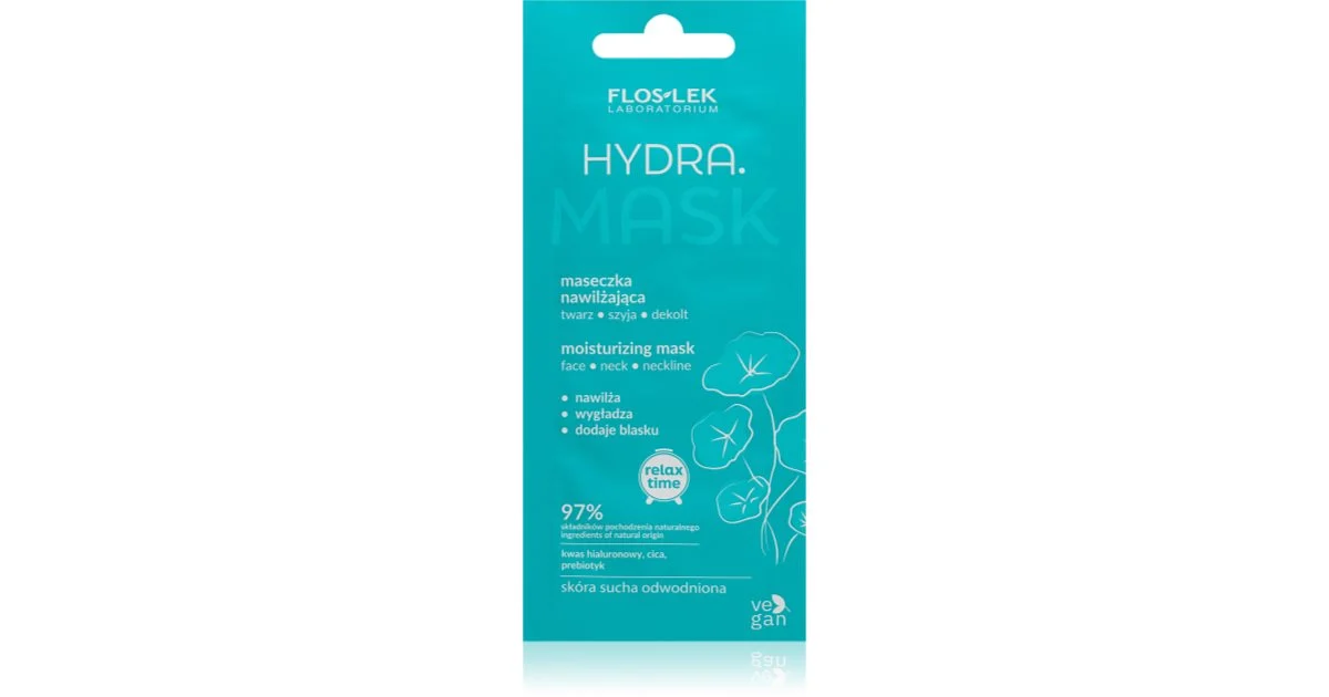 Floslek Laboratorium Hydra Maschera Idratante Con Acido Ialuronico 6 Ml