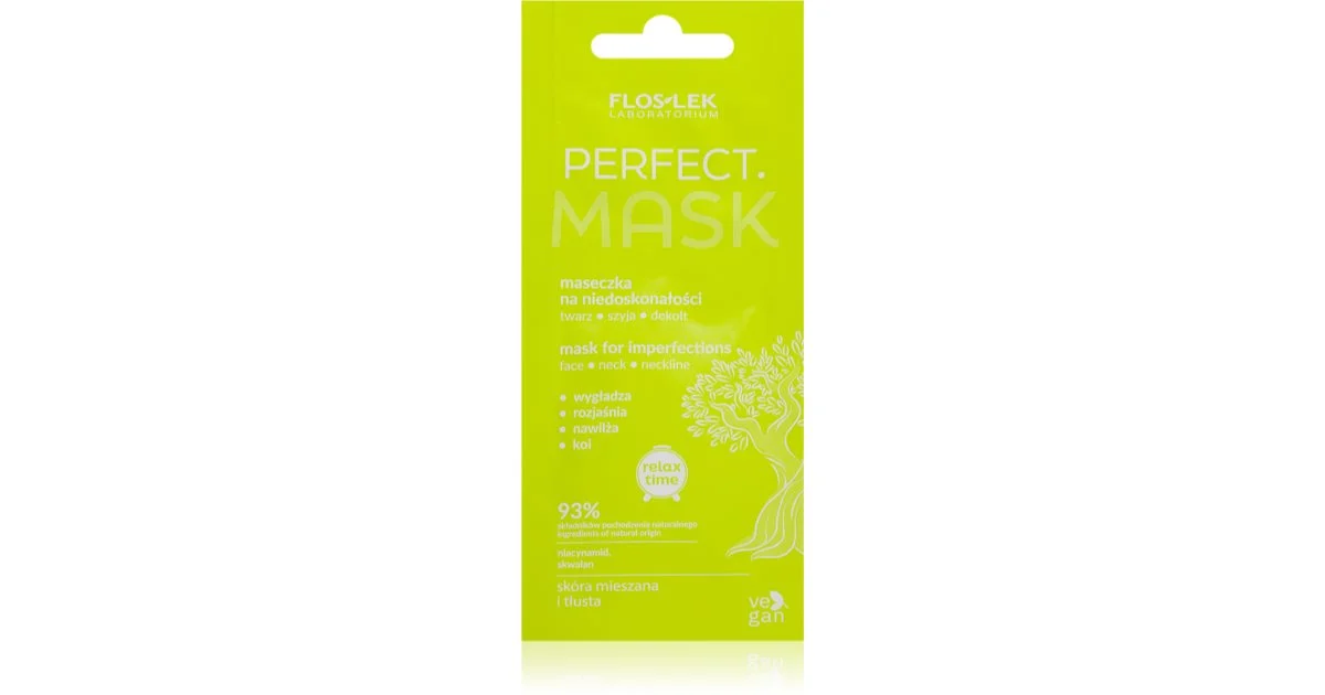 Floslek Laboratorium Perfect Maschera Detergente Viso Per Pelli Con Imperfezioni 6 Ml