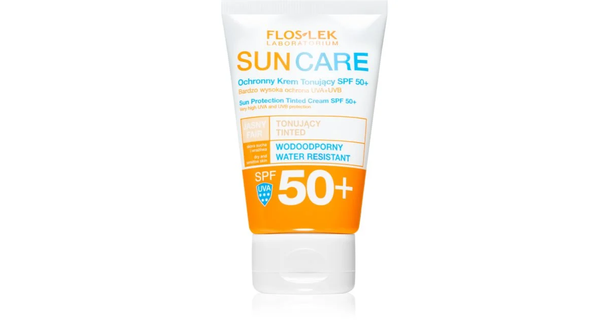 Floslek Laboratorium Sun Care Derma Crema Colorata Per Pelli Secche E Sensibili Spf 50+ 50 Ml