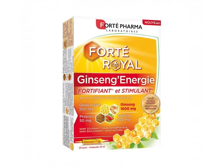 Forte Pharma Forte Royal Ginseng'energy Rinforza e Stimola 20 fiale