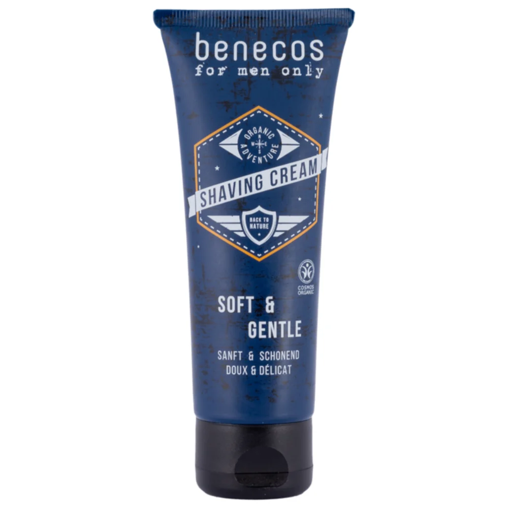 Benecos Solo per uomini Crema da barba 75 ml