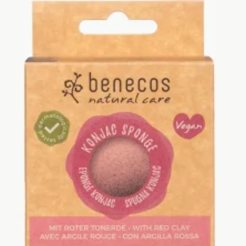 Benecos Argilla rossa Konjac spugna naturale
