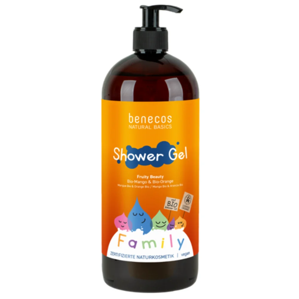 Benecos Gel doccia Fruity Beauty formato famiglia 950 ml