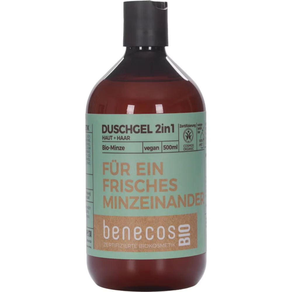 Benecos benecosBIO Gel Doccia 2in1 alla Menta Bio 500 ml