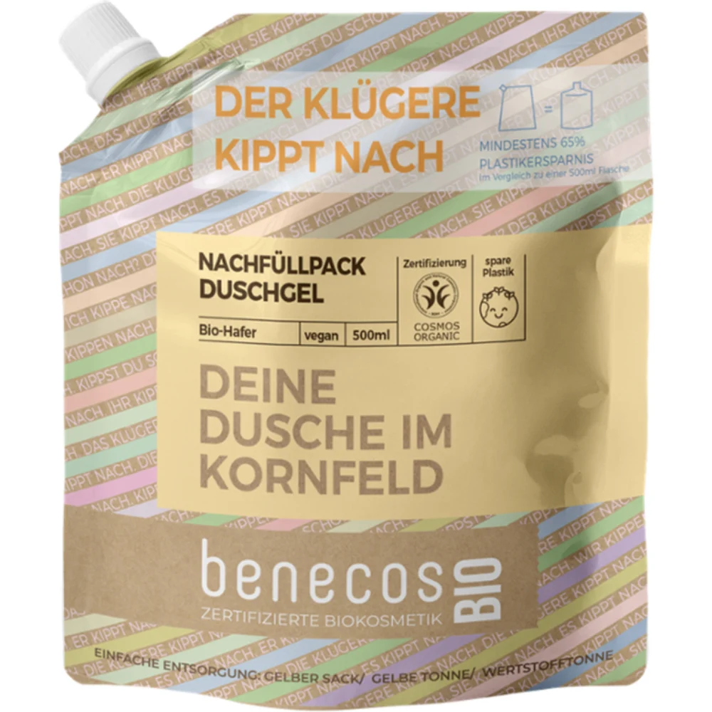 Benecos benecosBIO Gel Doccia all'Avena Bio Ricarica 500 ml