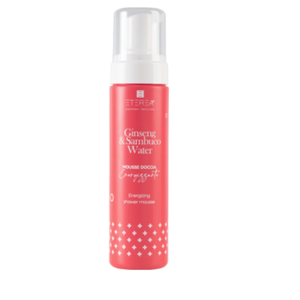 Eterea cosmesi naturale Ginseng & Sambuco Water Mousse Doccia Energizzante 200 ml