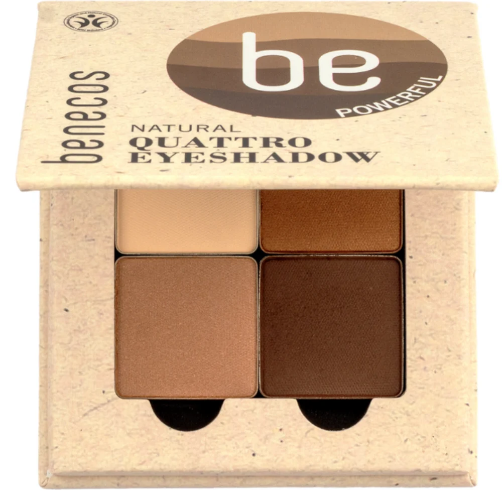 Benecos Natural Quattro Ombretto Caffè & Crema (8 g)