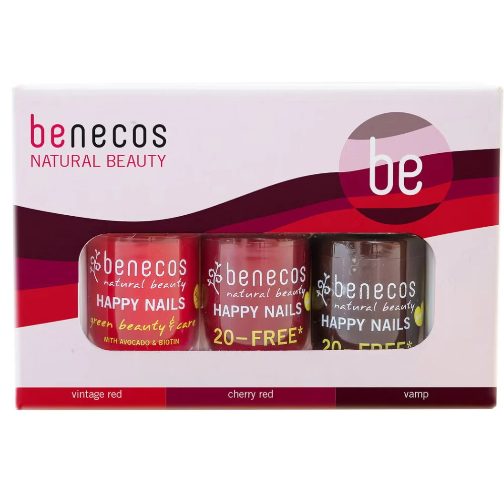 Benecos Set di Smalti Classic in Rosso