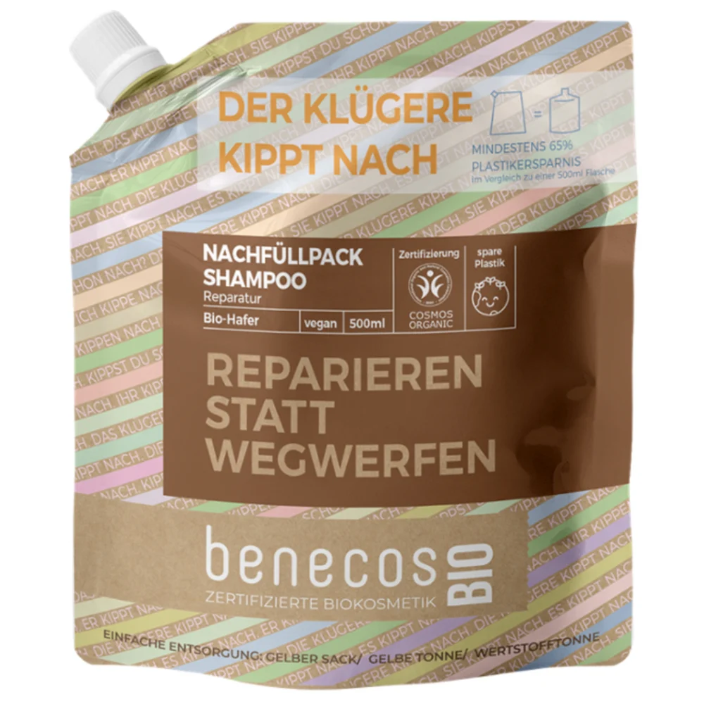 Benecos benecosBIO Shampoo Riparatore Ricarica 500 ml