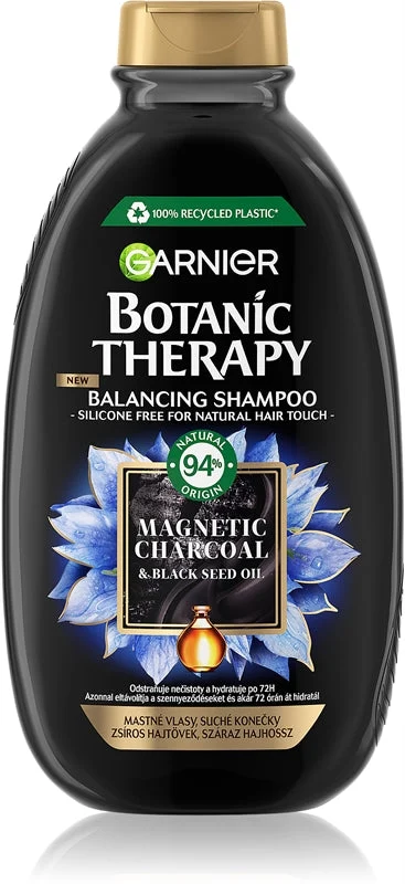 Shampoo detergente al carbone magnetico Botanic Therapy (shampoo riequilibrante) - Volume: 400 ml