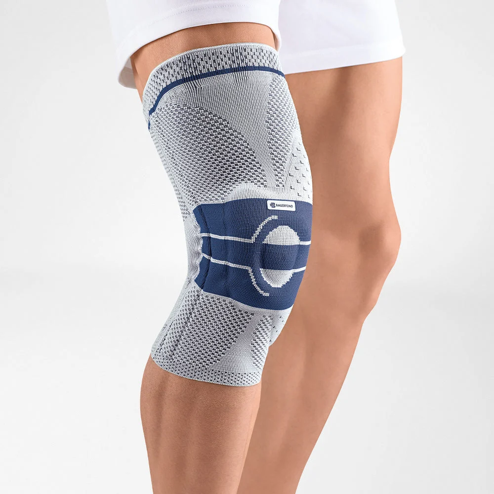 Bauerfeind GenuTrain A3 Ginocchiera compressiva Sinistra Taglia 2 Titanio