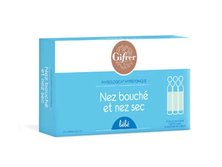 Gifrer Bambino Fisiologico Ipertonico Naso Otturato e Naso Secco 20 Unidose da 5ml