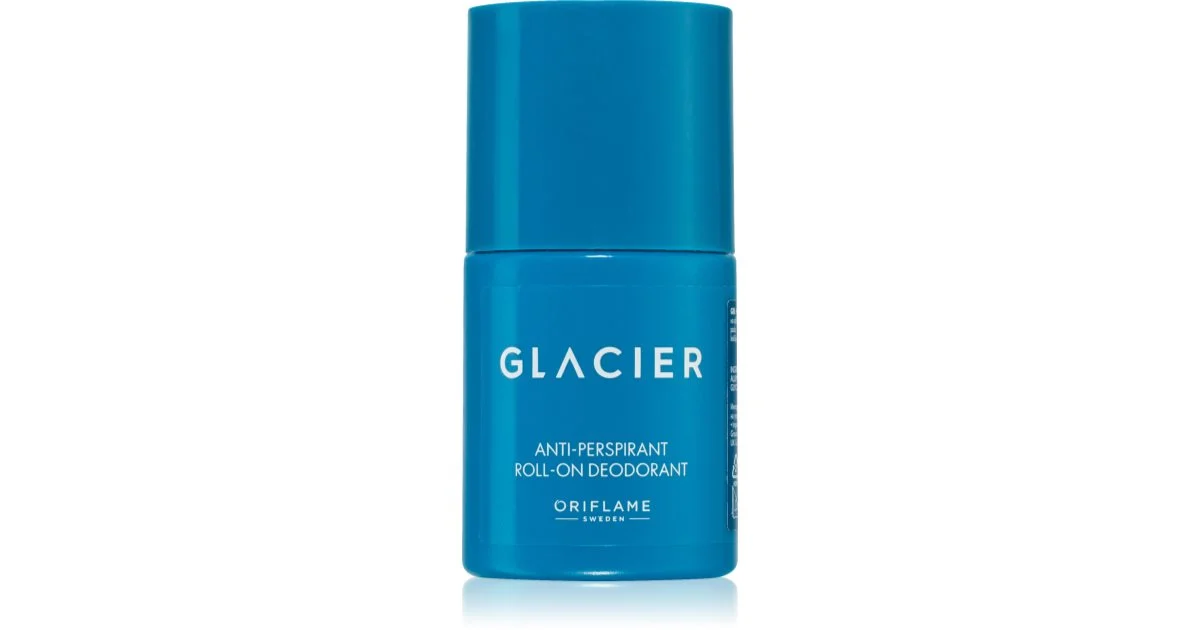 Oriflame Glacier deodorante antitraspirante roll-on per uomo 50 ml