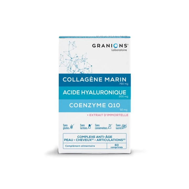 Granions - Complesso Collagene Acido Ialuronico & Coenzima Q10 - 60 compresse