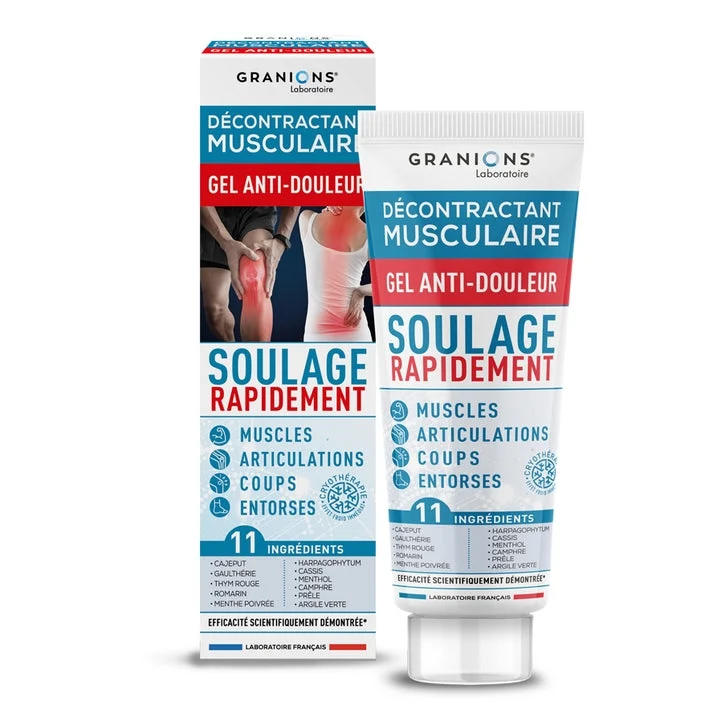 Gel antidolorifico rilassante muscolare Granions 100 ml