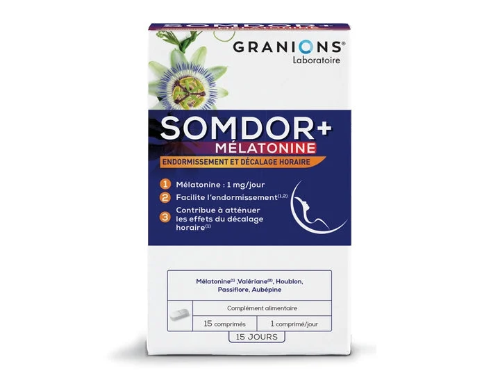 Granions Somdor+ Melatonina Facilita Addormentarsi 15 Compresse