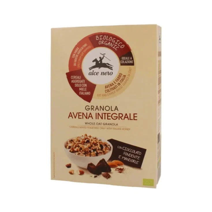 Alce nero Granola Avena Integrale Cioccolato/Madorle Alce Nero 300g