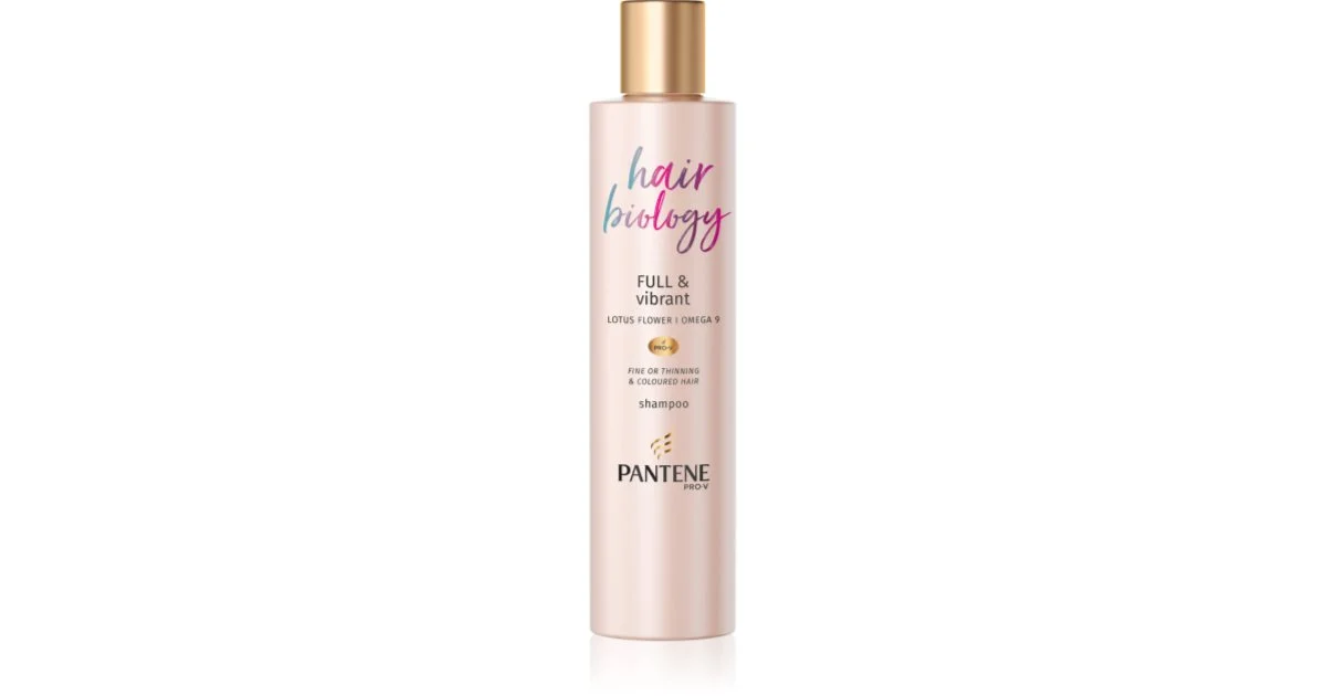 Pantene Biology Full & Vibrant shampoo detergente e nutriente per capelli deboli 250 ml