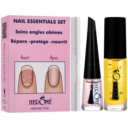 Set Herome Nail Essential Pink - Set di rigenerazione e ricostruzione