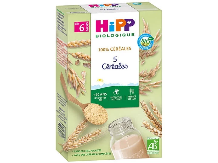 Hipp 100% Cereali - 5 Cereali - Da 6 mesi - BIO 250 g