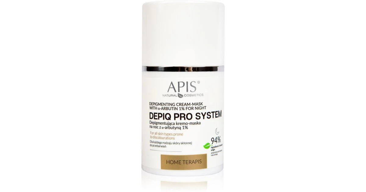 Apis Natural Cosmetics Home TerApis maschera in crema rigenerante notte per pelli iperpigmentate 50 ml