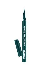 flormar Midnight Matte Eyeliner in pennarello effetto opaco colore 04 Green 1 ml