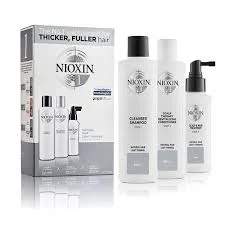 Nioxin System 1 – Kit - Trattamento per Capelli Naturali con Lieve Diradamento 3 U