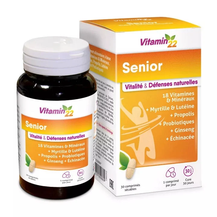 Vitamin'22 Ineldea Senior Vitalità & Difese Naturali 30 compresse