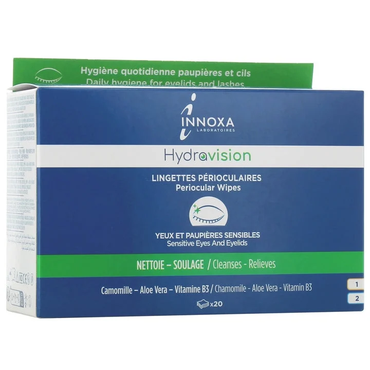 Innoxa Hydravision Salviette Perioculari Occhi e Palpebre Sensibili x20