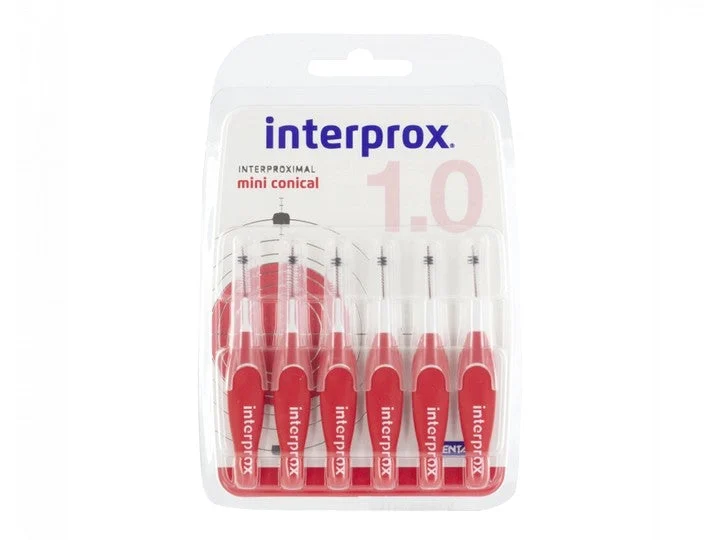 Interprox Spazzole interdentali 1.0 Mini Conica da 2 a 4mm x6
