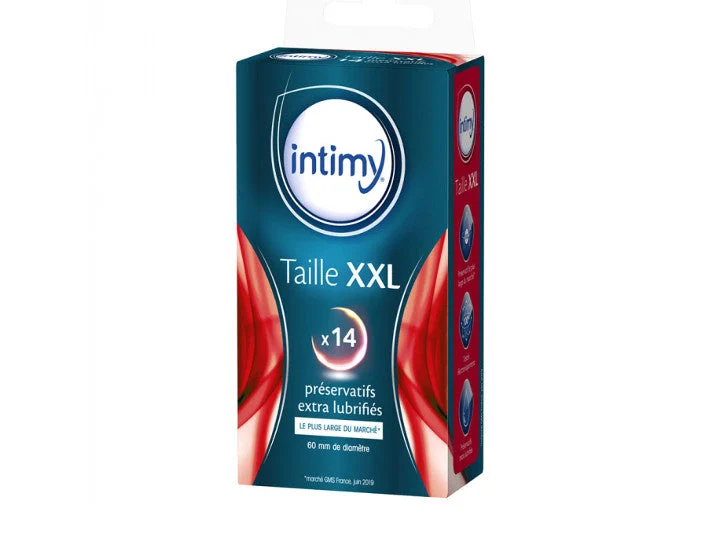 Intimy Taglia XXL Extra Lubrificati 14 preservativi