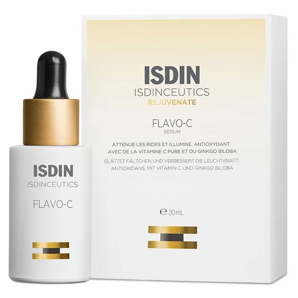 Isdin Isdinceutics Flavo-C Siero Viso Antiossidante alla Vitamina C Pura 30ml