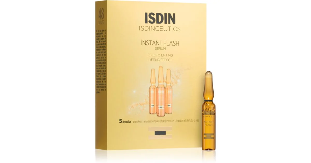 Isdin Instant Flash Fiala Effetto Lifting Immediato 5x2ml