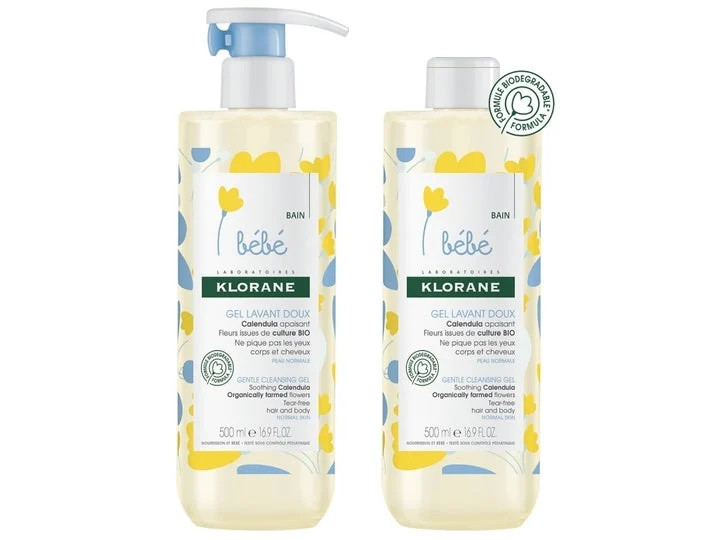 Klorane Baby Bagnetto Gel Lavante Morbido 2x500ml Lotto × 2