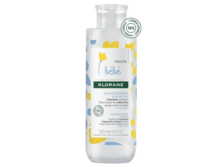 Klorane Baby Toilette Acqua Detergente Senza Risciacquo 500ml