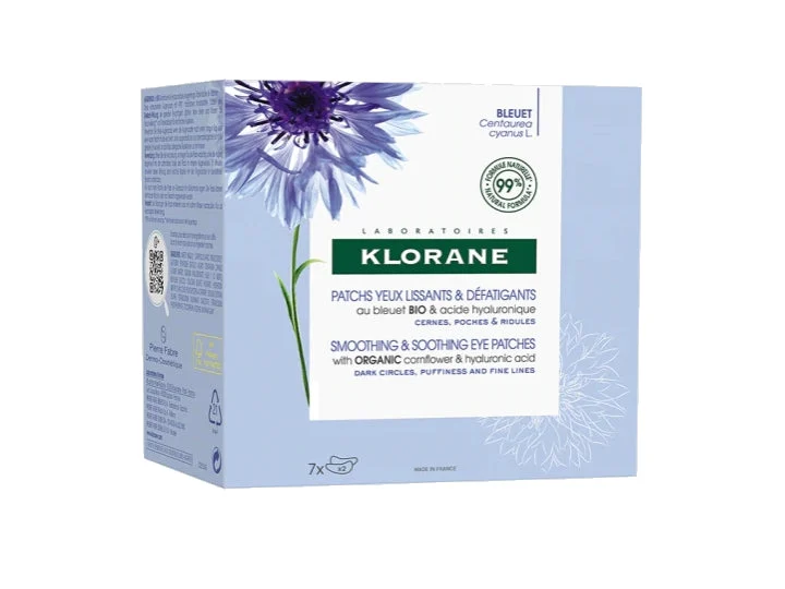 Klorane Fiordaliso Patch Leviganti Defaticanti Contorno Occhi 7 paia