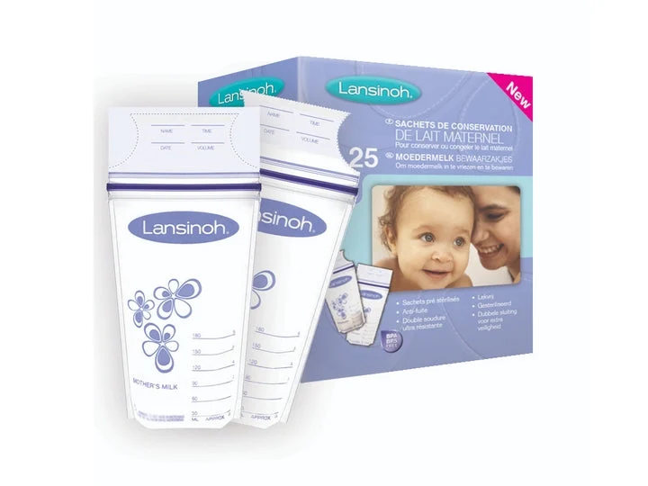 Lansinoh Sacchetti per la Conservazione del Latte Materno x25