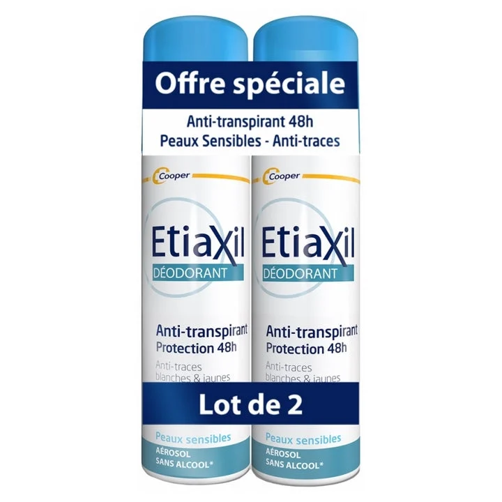 Etiaxil Deodorante Anti-Traspirante Aerosol 48h 2x150ml