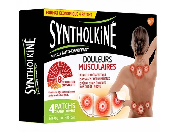 Syntholkiné Patch Riscaldanti Grande Formato 4 patch